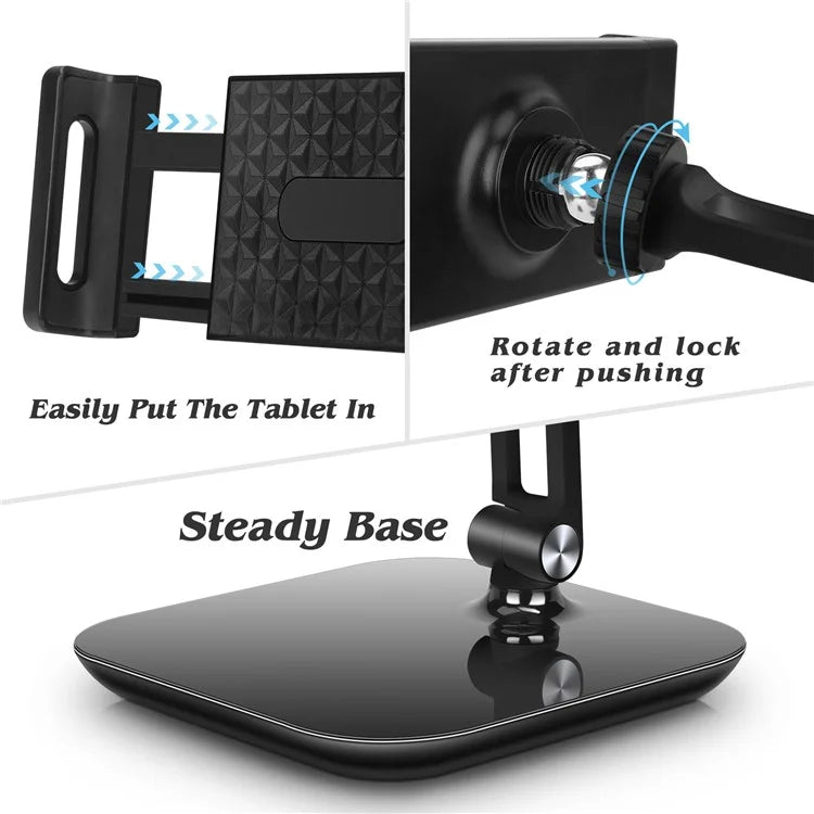 NS-06B Aluminum Alloy Desktop Phone Tablet Stand Rotatable Foldable Tablet Holder