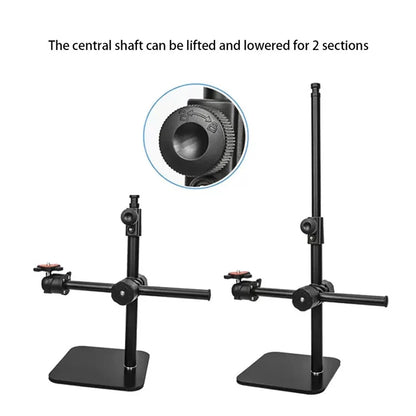 YUNTENG 808 Microphone DSLR Camera Desktop Mount Stand Table Phone Clip Holder