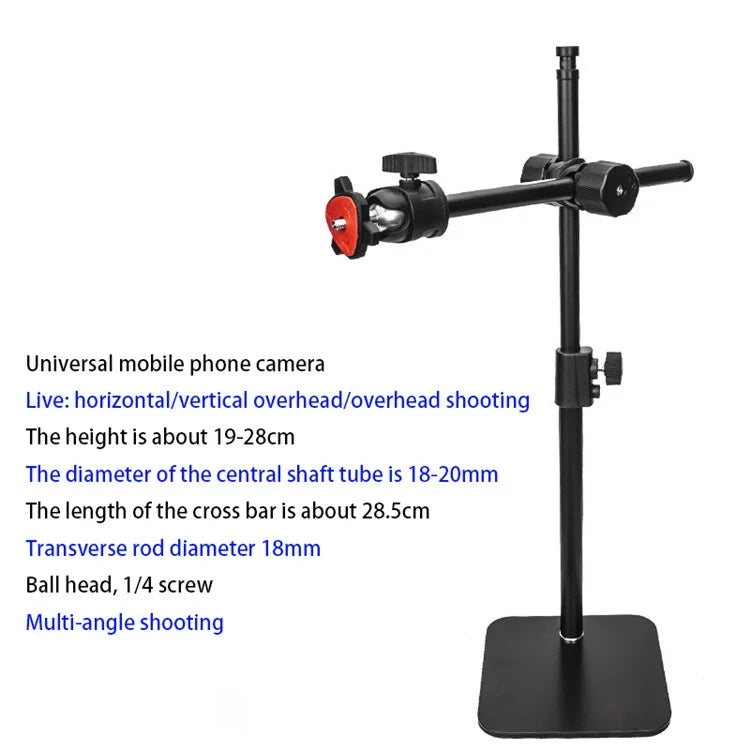 YUNTENG 808 Microphone DSLR Camera Desktop Mount Stand Table Phone Clip Holder