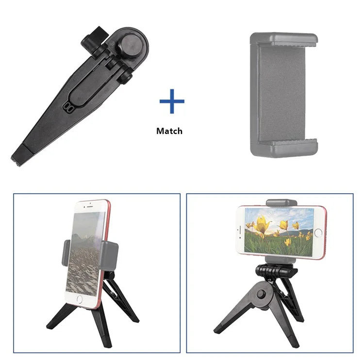 A251 For GoPro Camera Cell Phone Mount Tripod Stand Desktop Holder with 1 / 4 Inch Screw Adapter