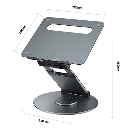 AS018-XS Tablet Stand Adjustable Tablet Holder 360 Degree Rotating Desk Stand for 10-17 inch Device