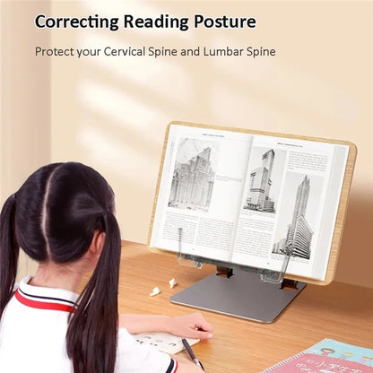 LS15 Tablet Stand Aluminum+ABS Adjustable Desktop Holder with Clip for 10-17 inch Devices