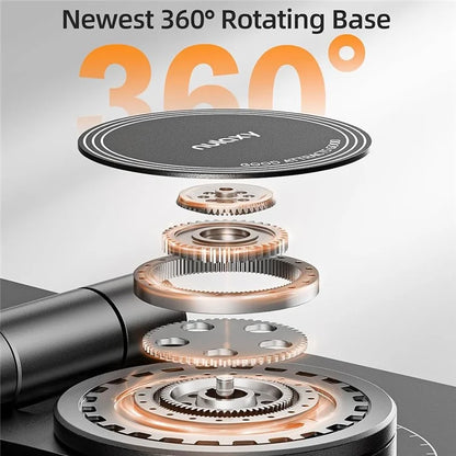 AS007-XS Cell Phone Stand Aluminum Alloy+Silicone Adjustable Angle Height Desk Dock Holder for 4.7-7 inch Devices