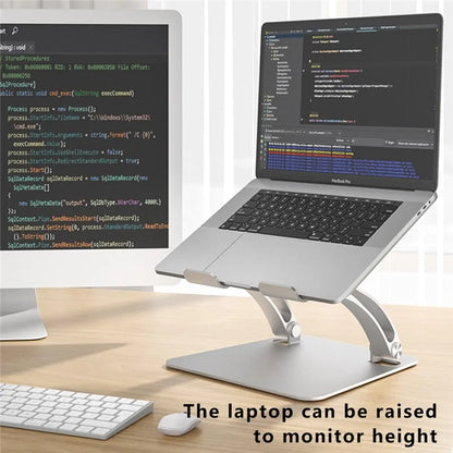 AS010-BMW Desktop Laptop Stand Holder Aluminum Alloy Notebook Computer Riser