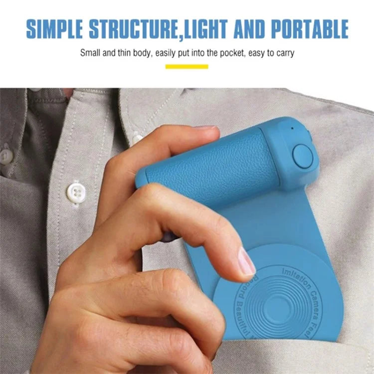 Camera-Shaped Bluetooth Phone Holder Handle Desktop Magnetic Rotating Phone Stand