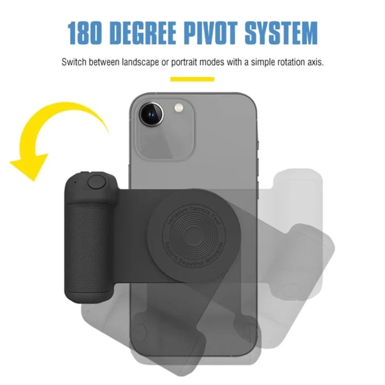 Camera-Shaped Bluetooth Phone Holder Handle Desktop Magnetic Rotating Phone Stand