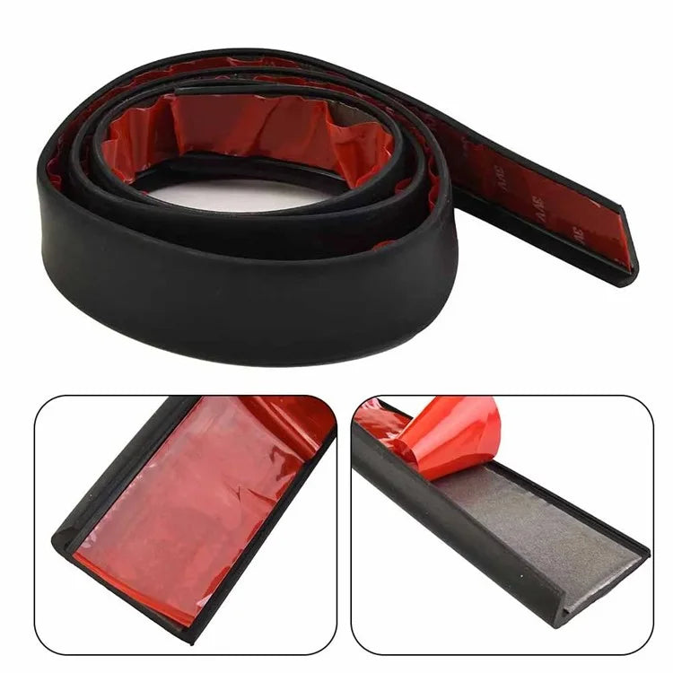 3.5cm Width Universal Car Wheel Eyebrow PVC Protector Strip Wheel Arch Fender Trim Strip, 1.5m