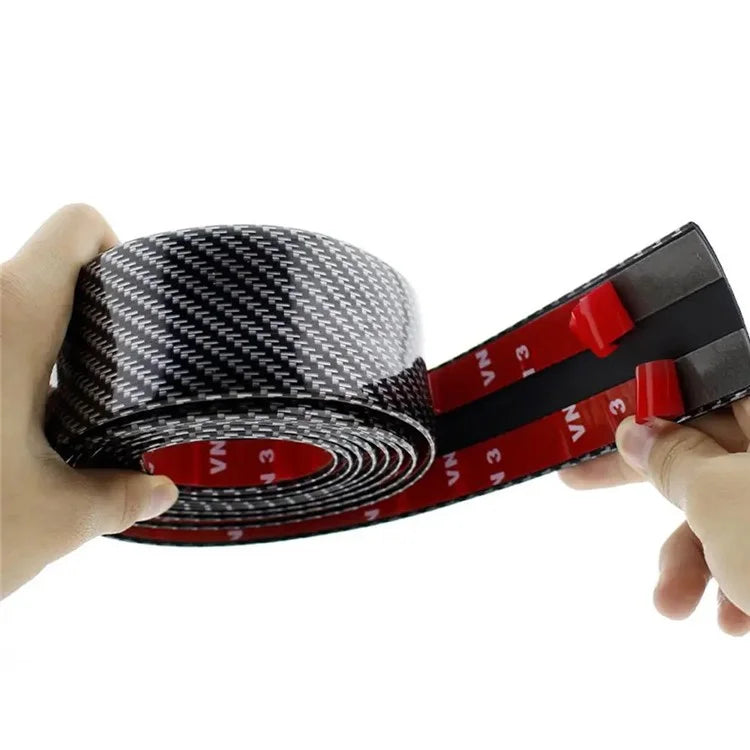 4.5cm Width Car Wheel Eyebrow Anti-Collision PVC Strip Wheel Arch Fender Trim Sticker, 1.5m