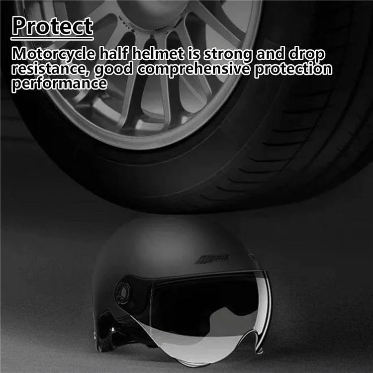 Electric Bike Helmet Unisex Summer Breathable E-Bike Helmet with Transparent Short Lens