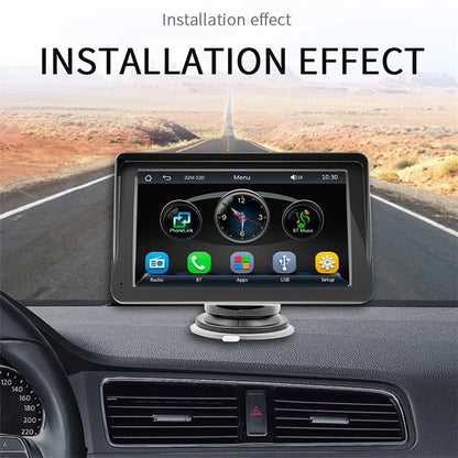 W505A 7.0-inch HD Touch Display Portable Car Player 2.4G / 5G Dual Frequency CarPlayer Support FM