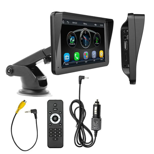 W505E 7.0-inch HD Touch Screen Portable Car Player with Remote 2.4G / 5G Dual Frequency FM CarPlayer