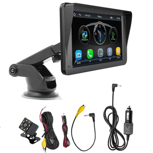 W505C 7" HD Touch Display Car Player with 8LED Camera 2.4G / 5G Dual Frequency FM Portable Car Player