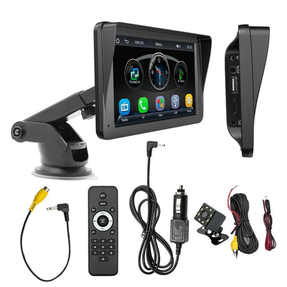 W505G 7-inch Car Bluetooth HD Video MP5 Player Wireless CarPlay Reverse Image Display with 8 LED Camera