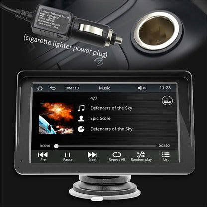 W505G 7-inch Car Bluetooth HD Video MP5 Player Wireless CarPlay Reverse Image Display with 8 LED Camera