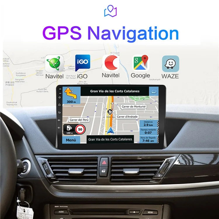 R-910B 1+16GB 10-inch Android 12 GPS Navigation Car Multimedia Player + 12-LED Rearview Camera