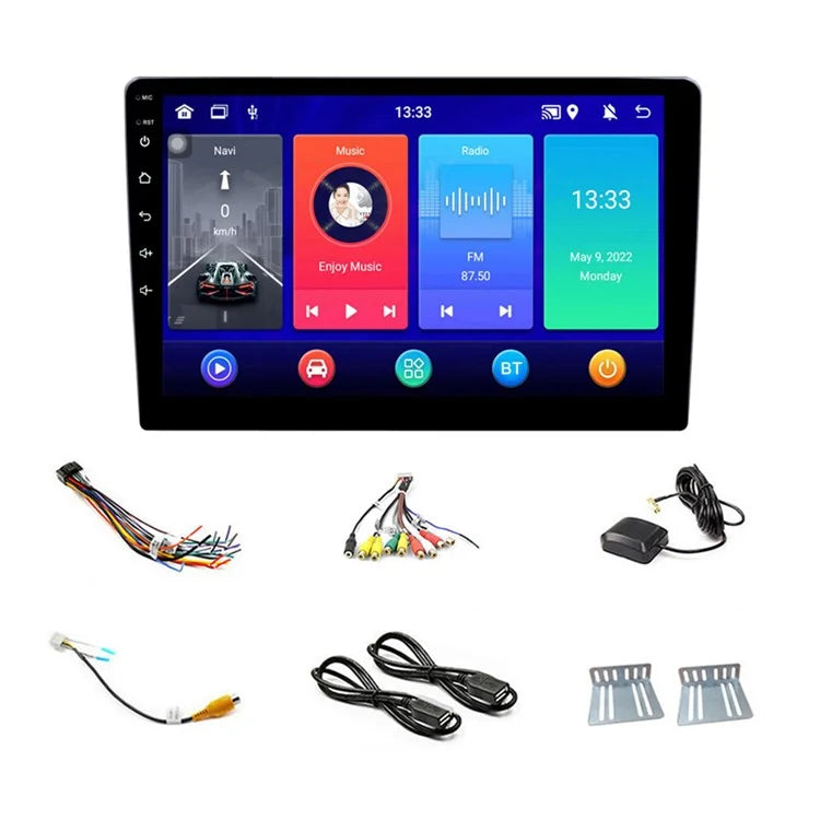 R-910C 10-inch Android 12 GPS Navigation FM Radio Car Multimedia Player, 1GB+32GB