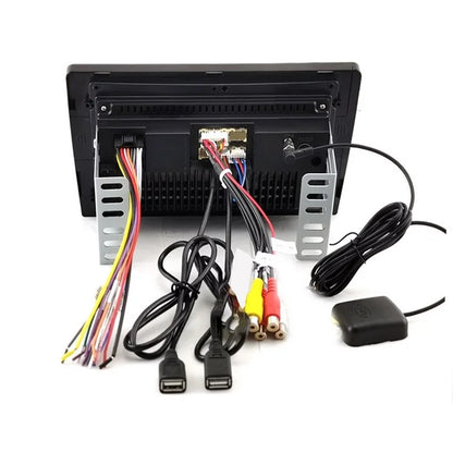 R-910D 2+32GB 10-inch GPS Navigation Bluetooth Call Android 12 Car Multimedia Player + 12-LED Rearview Camera