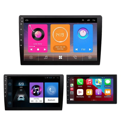 R-730F 7 inch Android 12 Car GPS Navigation 2G+16GB Carplay WIFI Car Stereo with 12LED Backup Camera