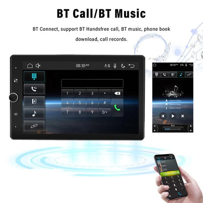 1531W 10.4-inch Carplay + Android Auto Navigation Multimedia Player Car FM Radio