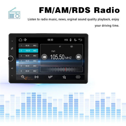 1531W 10.4-inch Carplay + Android Auto Navigation Multimedia Player Car FM Radio