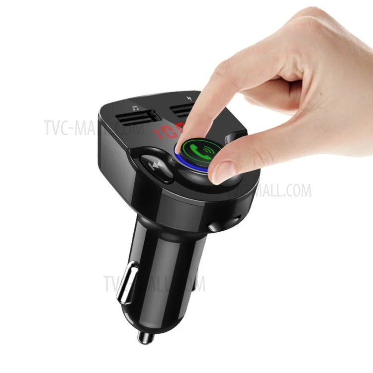 G32 MP3 Player Bluetooth V5.0 Multi-function 3.1A Dual USB Car Charger FM Transmitter