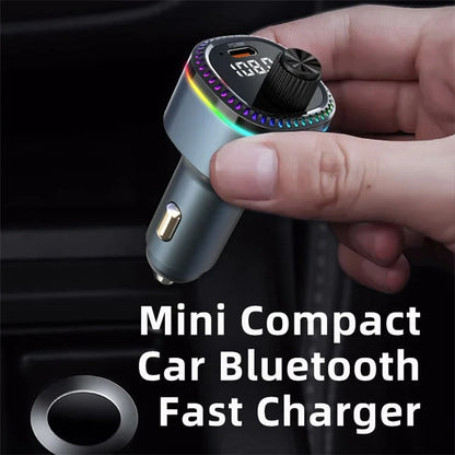 C58 Bluetooth Adapter FM Transmitter Car MP3 Music Player Type-C + USB Car Charger