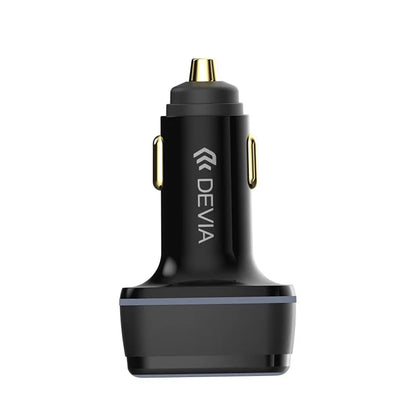 DEVIA Extreme Speed Series 115W Fast Charging Car Charger USB+Dual Type-C Car Charger Adapter