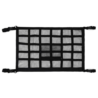 70x50cm Double-Layer Car Roof Storage Net Pocket Vehicle Interior Roof Storage Mesh Organizer