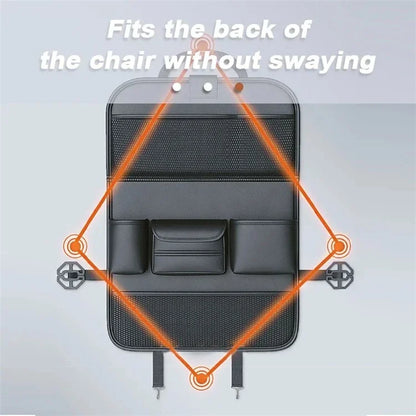 Multi-functional Car Backseat Organizer Hanging Waterproof Storage Bag with Foldable Table