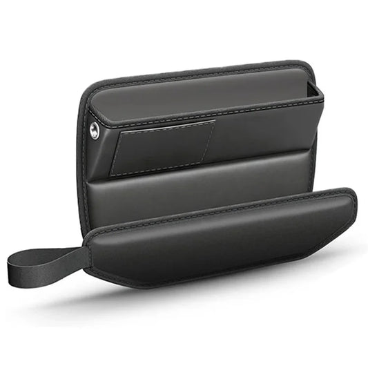 AUTOCOLOR Car Side Seat Gap Crevice Storage Box Pocket Key Phone Holder