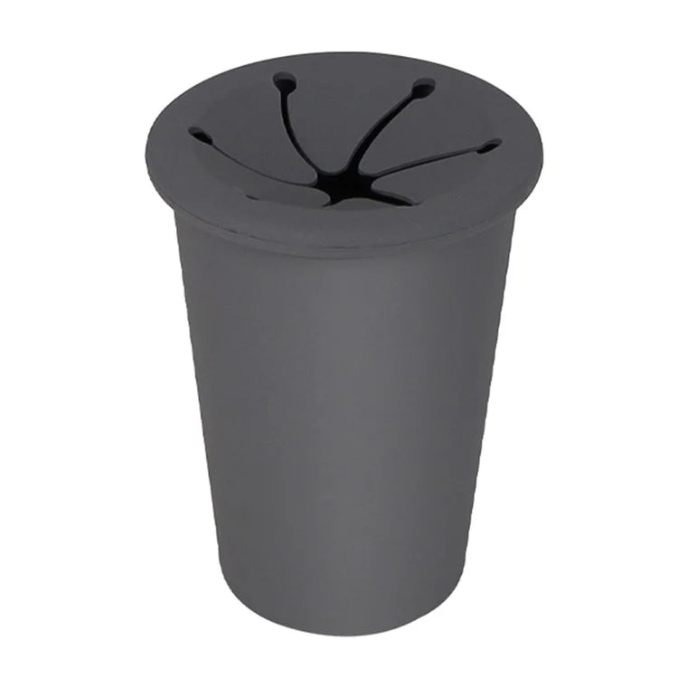Car Trash Can Garbage Holder Vehicle Door Cup Holder Seat Back Silicone Trash Bin Dustbin