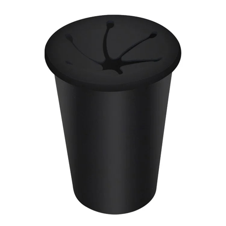 Car Trash Can Garbage Holder Vehicle Door Cup Holder Seat Back Silicone Trash Bin Dustbin