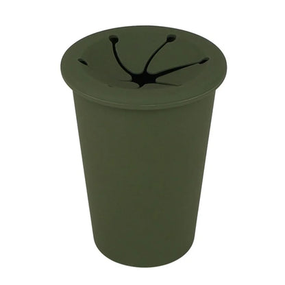 Car Trash Can Garbage Holder Vehicle Door Cup Holder Seat Back Silicone Trash Bin Dustbin