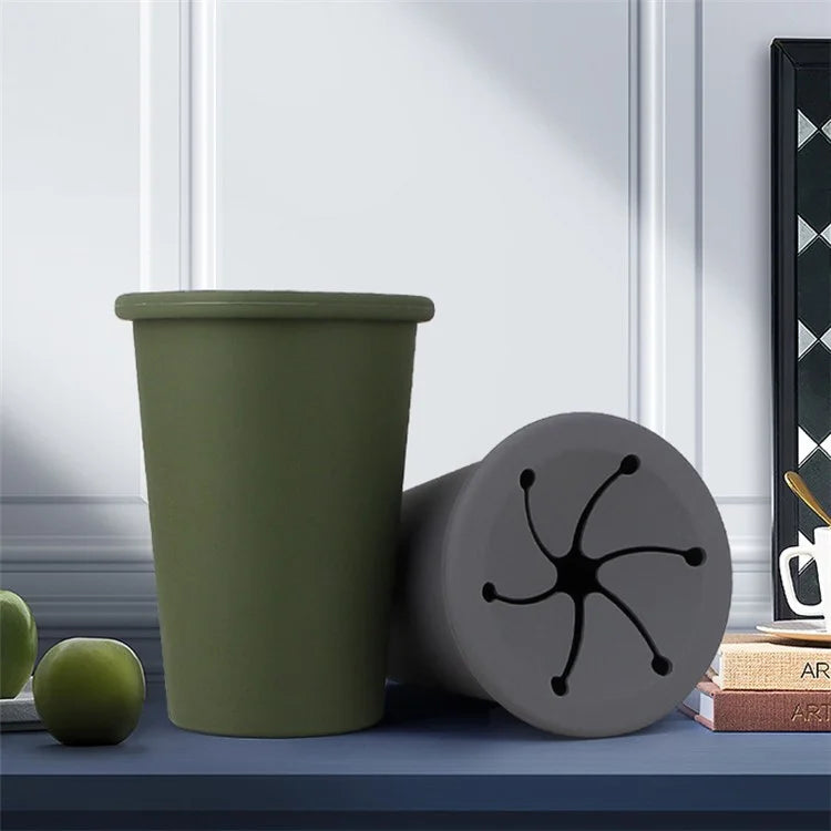 Car Trash Can Garbage Holder Vehicle Door Cup Holder Seat Back Silicone Trash Bin Dustbin