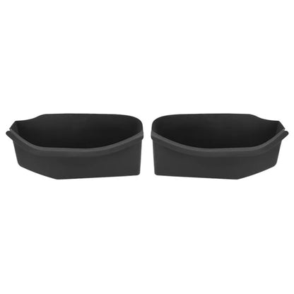 TSL1082 2Pcs For Tesla Model 3 Car Door Container TPE Interior Storage Box