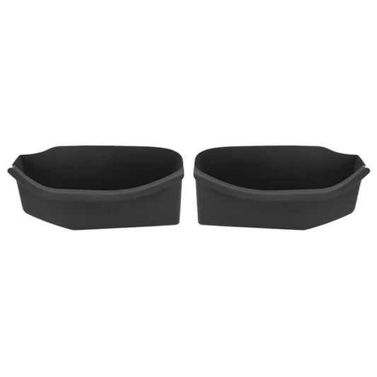 TSL1082 2Pcs For Tesla Model 3 Car Door Container TPE Interior Storage Box