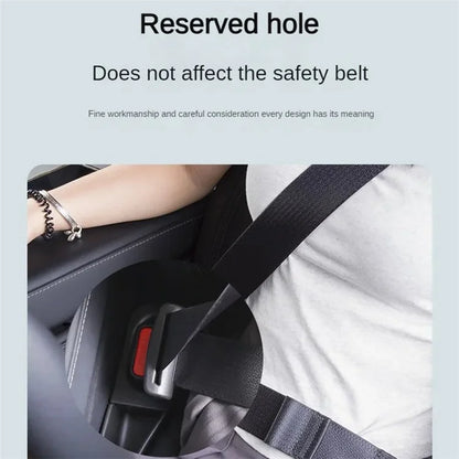 TSL1108 2Pcs For Tesla Mode 3 / Y Car Seat Side Gap Filler TPE Storage Box