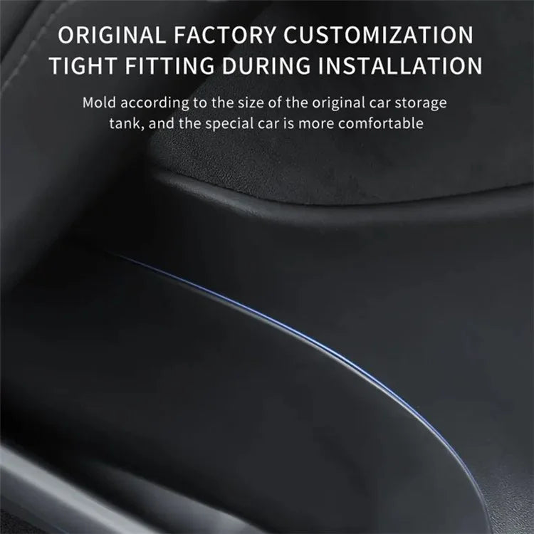 TSL1108 2Pcs Storage Box for Tesla Model Y TPE Car Door Interior Container
