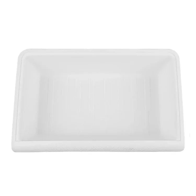 TSL521 For Tesla Model Y Under Seat Drawer TPE Hidden Storage Box, No Lid