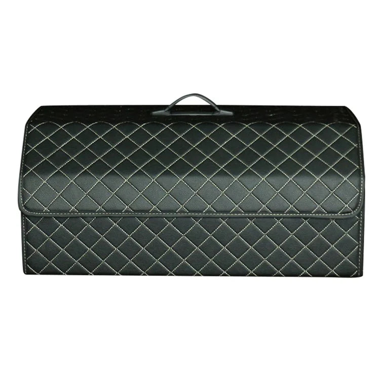 10006 Multi-function Foldable Leather Car Trunk Storage Box, Extra Large Size