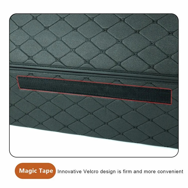 10006 Multi-function Foldable Leather Car Trunk Storage Box, Extra Large Size