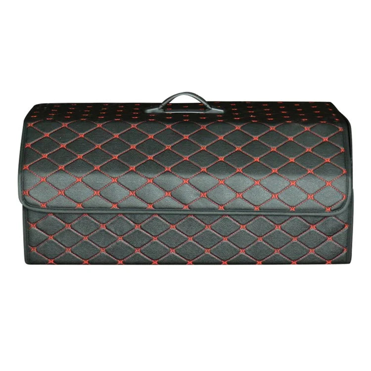 10006 Multi-function Foldable Leather Car Trunk Storage Box, Extra Large Size
