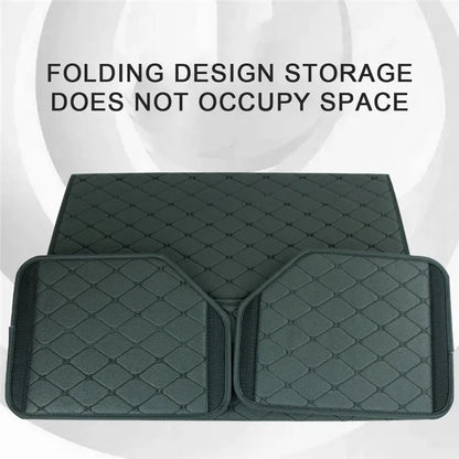 10006 Multi-function Foldable Leather Car Trunk Storage Box, Extra Large Size