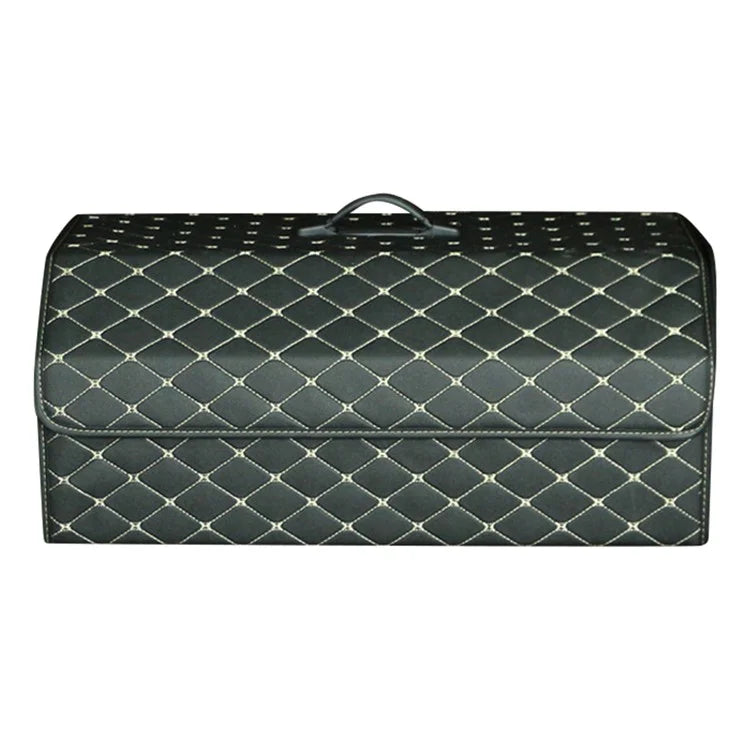 10006 Multi-function Foldable Leather Car Trunk Storage Box, Extra Large Size