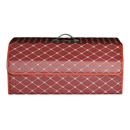10006 Multi-function Foldable Leather Car Trunk Storage Box, Extra Large Size