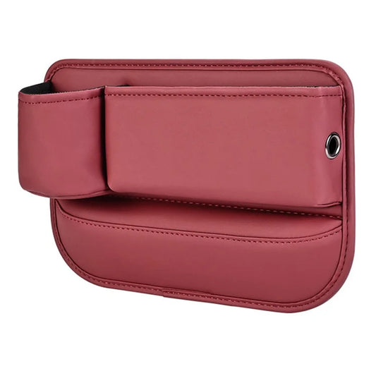 Universal Car Seat Gap Filler Organizer PU Car Seat Gap Filler Storage Box with Cup Holder