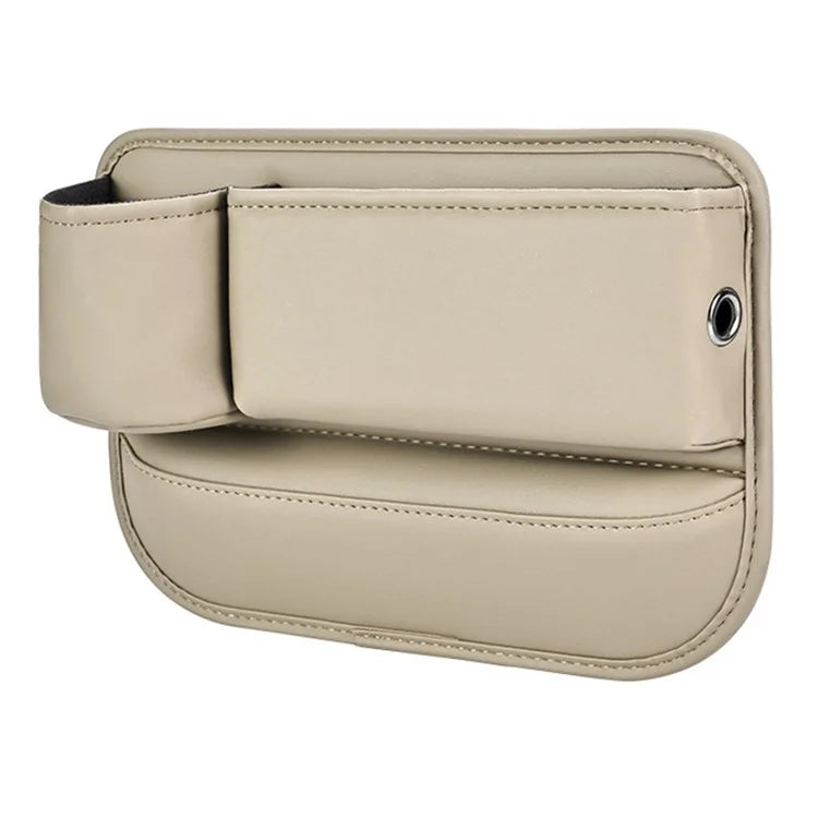 Universal Car Seat Gap Filler Organizer PU Car Seat Gap Filler Storage Box with Cup Holder