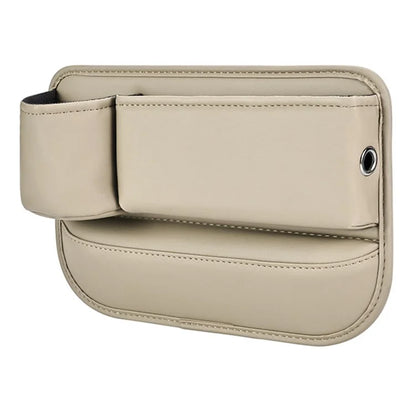 Universal Car Seat Gap Filler Organizer PU Car Seat Gap Filler Storage Box with Cup Holder