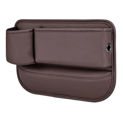 Universal Car Seat Gap Filler Organizer PU Car Seat Gap Filler Storage Box with Cup Holder