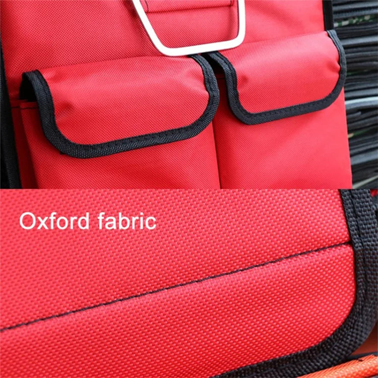 Size S 36L Car Trunk Storage Box with Lid Oxford Cloth Foldable Reflective Car Boot Case